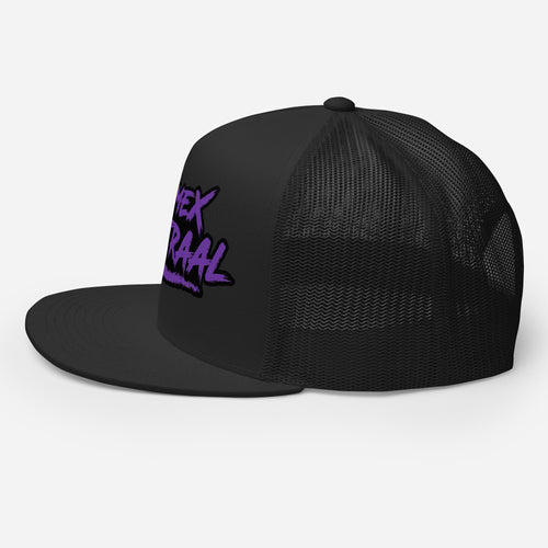 AXC Premium Two-Tone Trucker Cap Purple Grape